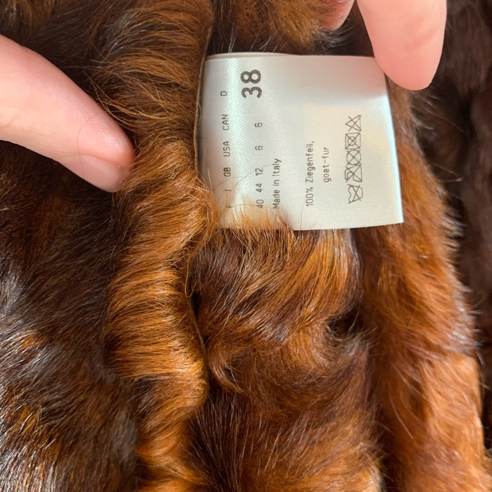 Goat Shearling Patchwork Jacket - image 6